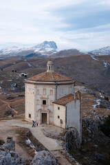 Church in Rocca Calascio, Abruzzo National Park