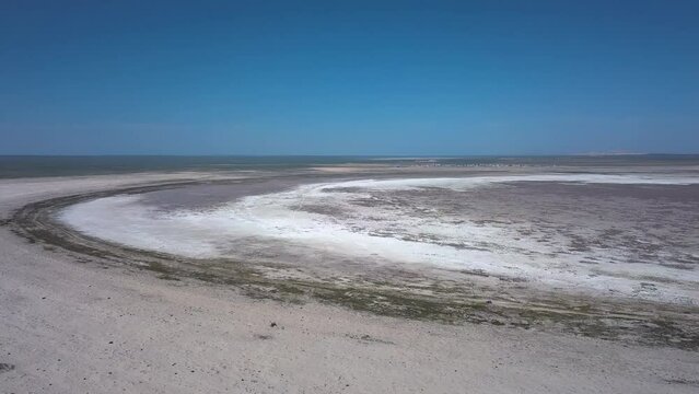 Landscapes Of The Dried Aral Sea In Kazakhstan