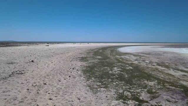 Landscapes Of The Dried Aral Sea In Kazakhstan