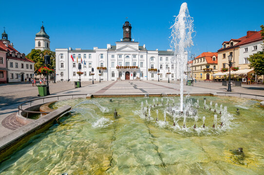 Town hall in Plock, Masovian Voivodeship, Poland