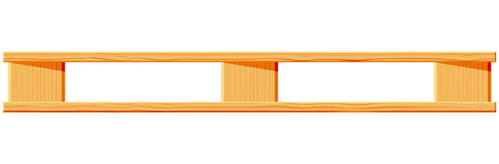 Cartoon wood pallet