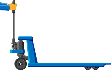 Hand pallet jack lift