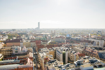 Fototapeta premium Wroclaw, Poland, market square, view of the sights of the city . Colorful cities concept. Travel Europe.