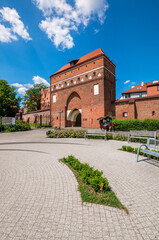 Fototapeta na wymiar Monastery Gate, Torun, Kuyavian-Pomeranian Voivodeship, Poland