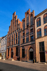 Obraz premium The house of Nicholas Copernicus, Torun, Kuyavian-Pomeranian Voivodeship, Poland