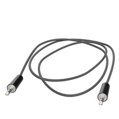 3d rendering illustration of an audio cable