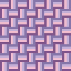 Seamless pattern oblique purple pink violet pastel shades segments basketry, wickerwork, wicker
