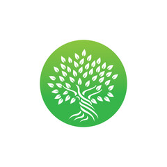 Tree logo vector