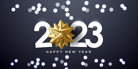Fototapeta premium 2023 Happy New Year
