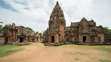 Phanom Rung Historical Park,  a beautiful Hindu Khmer Empire Temple complex in buriram, thailand.