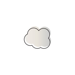 Bubble blobs icon design illustration