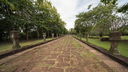 Phanom Rung Historical Park,  a beautiful Hindu Khmer Empire Temple complex in buriram, thailand.