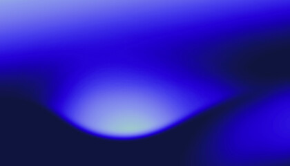 Abstract blue gradient background. Smooth transitions of iridescent colors. Colored and blurred gradient.