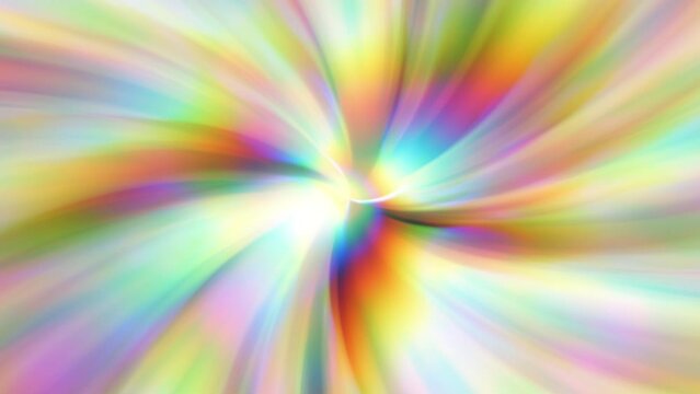 Soft focus color ray spin at center. Abstract 2D rendering creative graphic design