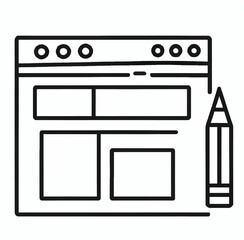High Quality Icon Illustration For Commercial Use.