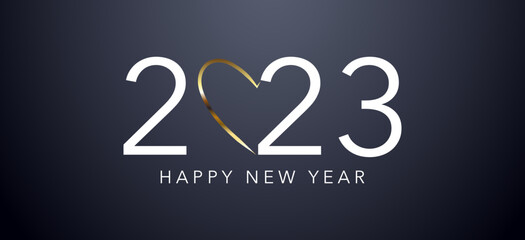 Happy New Year 2023 Greeting Card