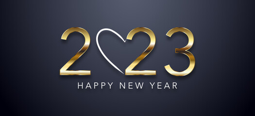 Happy New Year 2023 Greeting Card