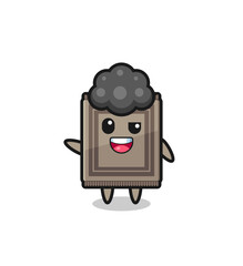 carpet character as the afro boy