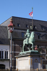 Fototapeta premium jan wellem denkmal in düsseldorf