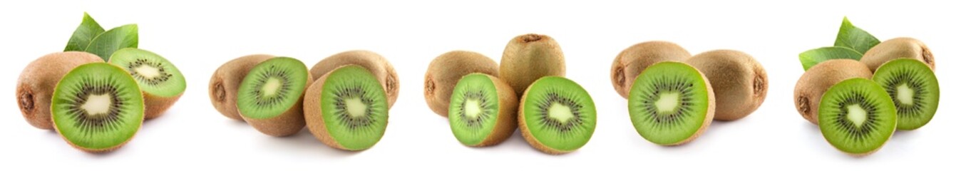Kiwi isolated on white background