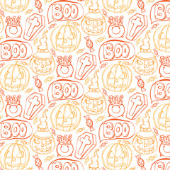 Seamless Halloween pattern