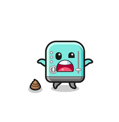 toaster earth surprised to meet poop