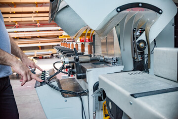 person working in a factory