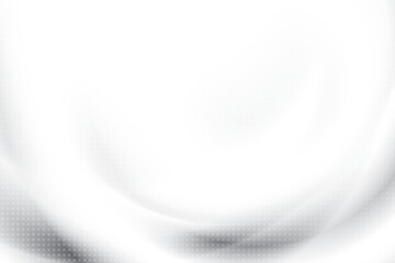 Abstract gradient background, white and gray color, modern design geometric round shape. Vector illustration.	