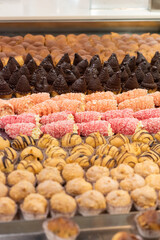 pastries in a market
