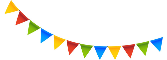 Obraz premium Fiesta Junina Hanging Flags