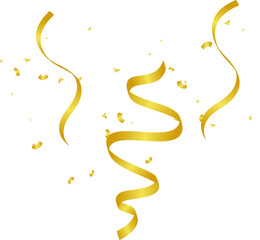 Golden Confetti Ribbon