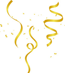 Golden Confetti Ribbon