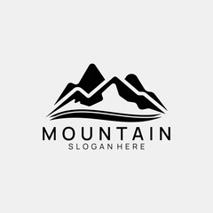 Hill Mountain Logo, Icon, Symbol Business Template Vector