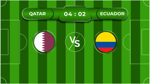 Fifa World Cup Football Social Media Post design, scoreboard, background design template