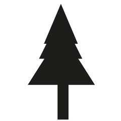Fototapeta premium Tanne Icon Fichte Baum Wald Symbol 