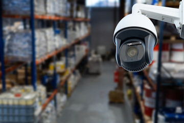 360 degree security camera with cloud system. warehouse CCTV camera.