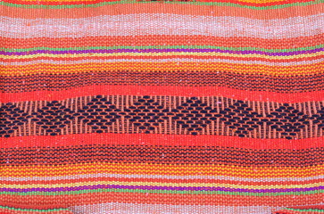 Colorful knitwear with multi color of the rope as a background.