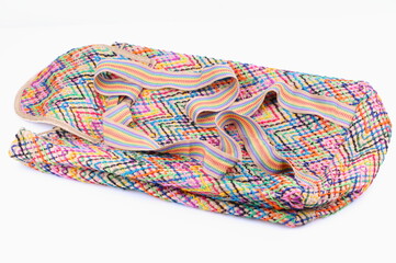 Colorful Backpack on white background