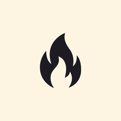 Fire flame icon. Modern vector icon design.