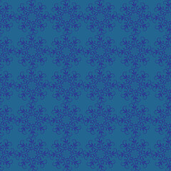 seamless pattern with snowflakes