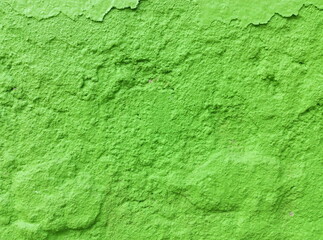 Decorative green cement wall background