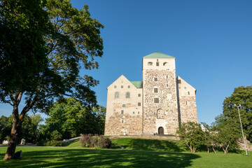 Fototapeta na wymiar Turku castle built in 1280