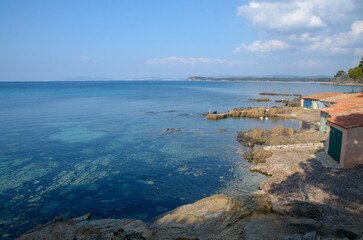 view of the sea from the sea
