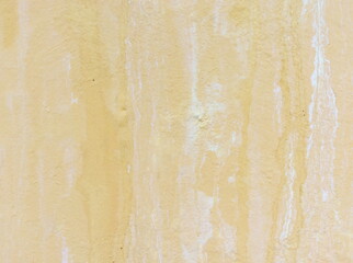 Closeup of peeling painted wall