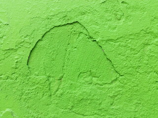Decorative green cement wall background