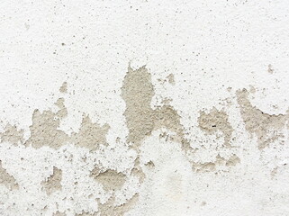 Closeup of peeling painted old wall