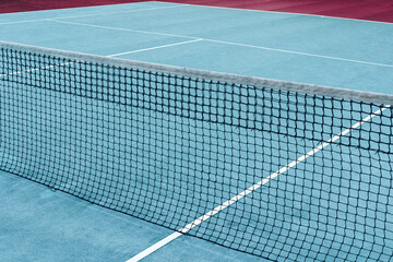 Mesh on the tennis court