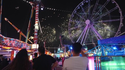Global village dubai fireworks show