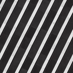 Obraz premium Seamless Black and White Lines Pattern. Psychedelic Art Mosaic. Stripe and Square Texture