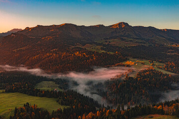 Abendstimmung, Alpen